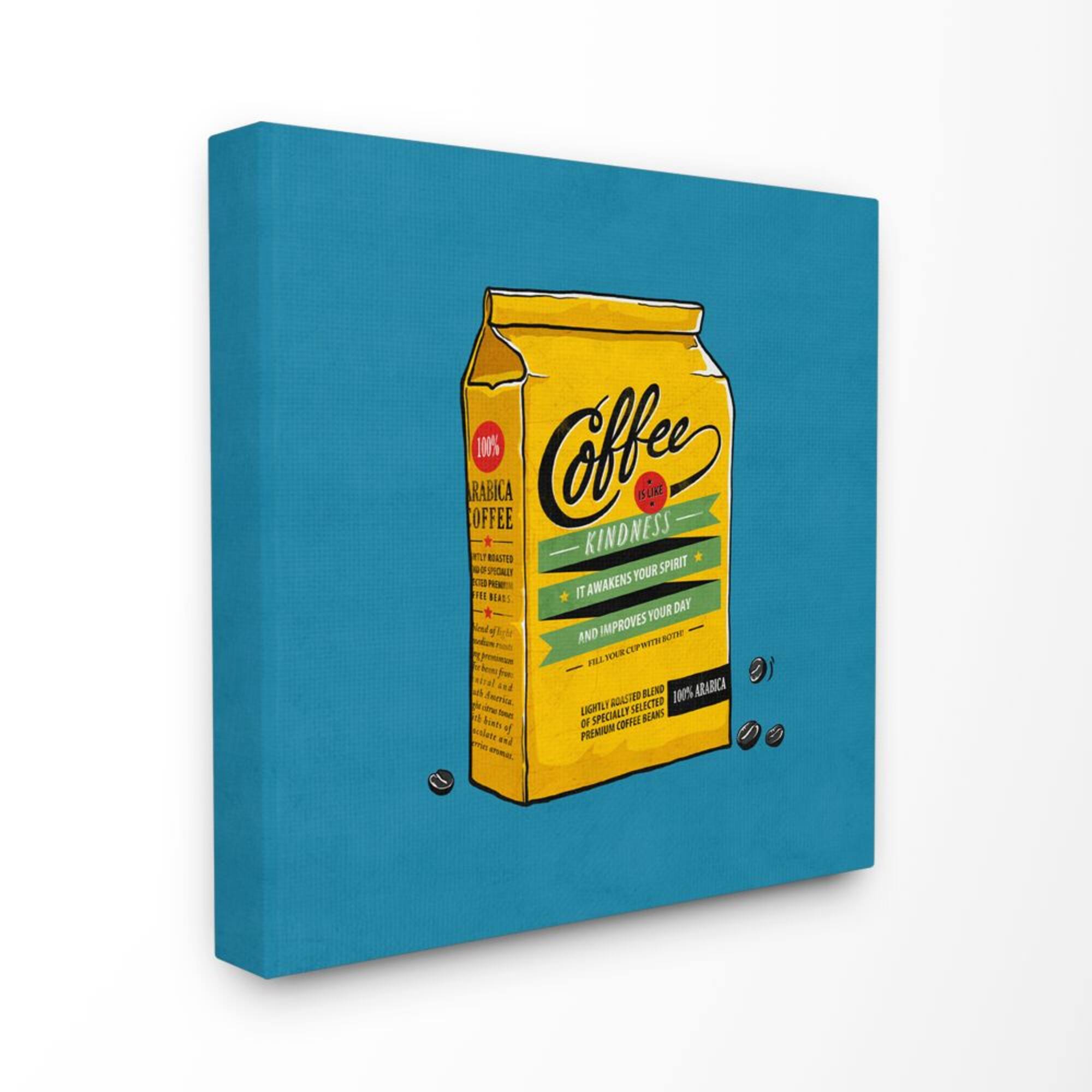 Stupell Industries Coffee Wisdom Canvas Wall Art
